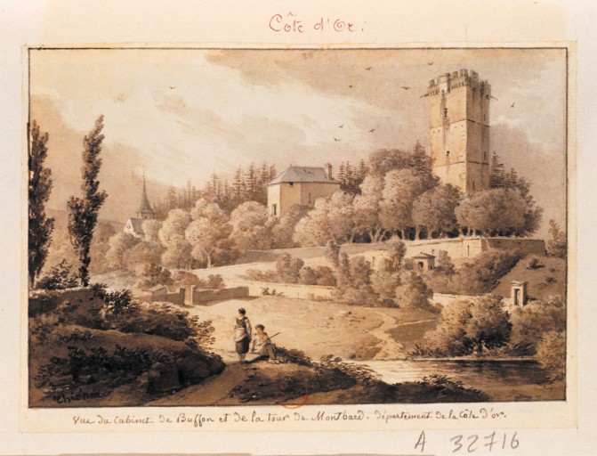 Chateau de Montbard gravure